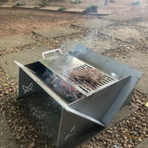 Pretzel Fire Pit & Grill Combo - Image 2